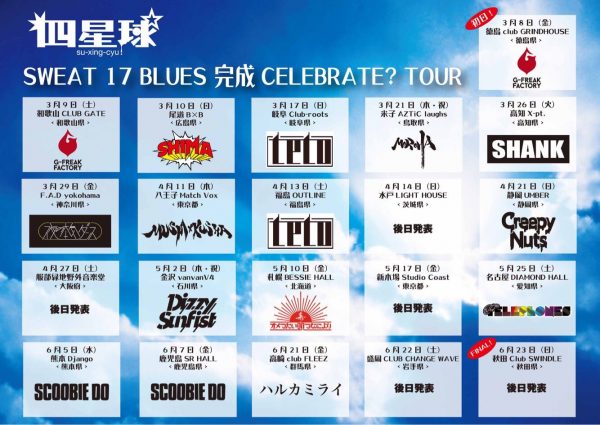 「SWEAT 17 BLUES 完成CELEBRATE? TOUR」